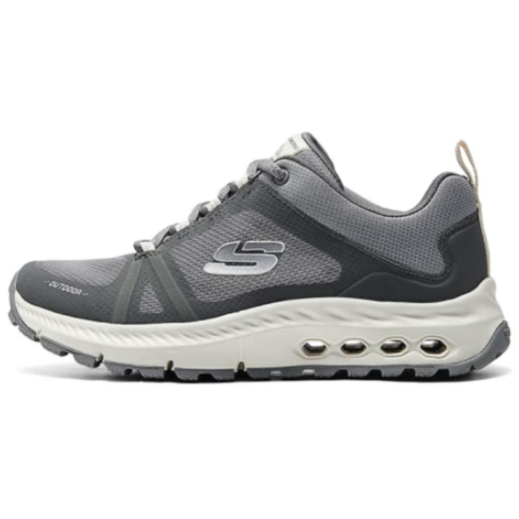 Skechers OUTDOOR Breathable Support Rebound Low-Top Casual Running Shoes Women's Gray