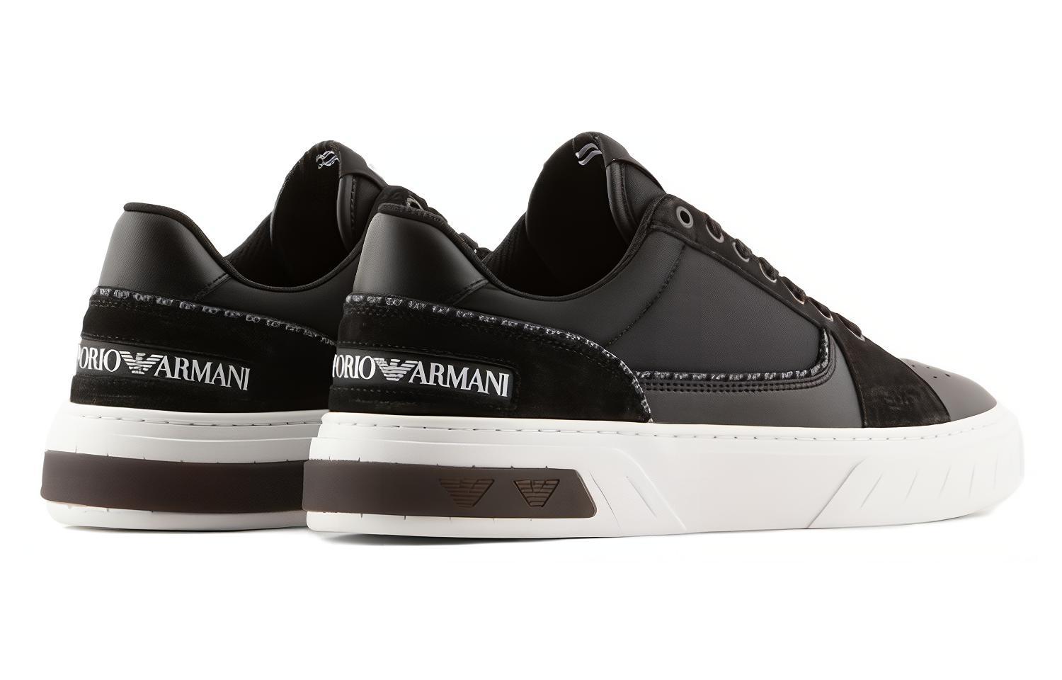 Ea7 EMPORIO ARMANI Lace-up Leather Sneakers купить в интернет-магазине Yoocart с быстрой доставкой по России.