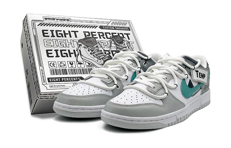 Nike Dunk Low 'Neutral Grey' Slip-Resistant Cushioning Low-Top Skateboard Shoes GS White Gray Green
