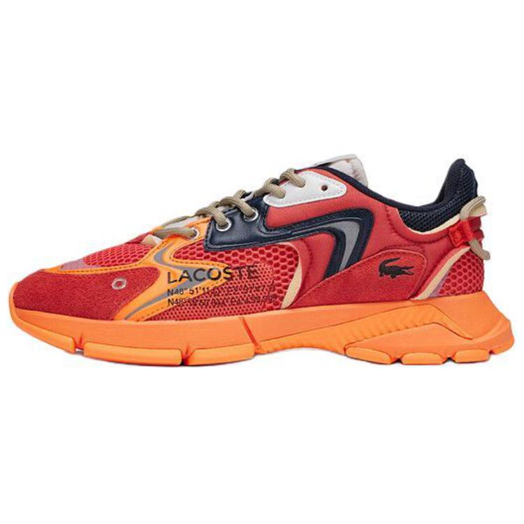 LACOSTE Low-Top Casual Shoes Men's Orange