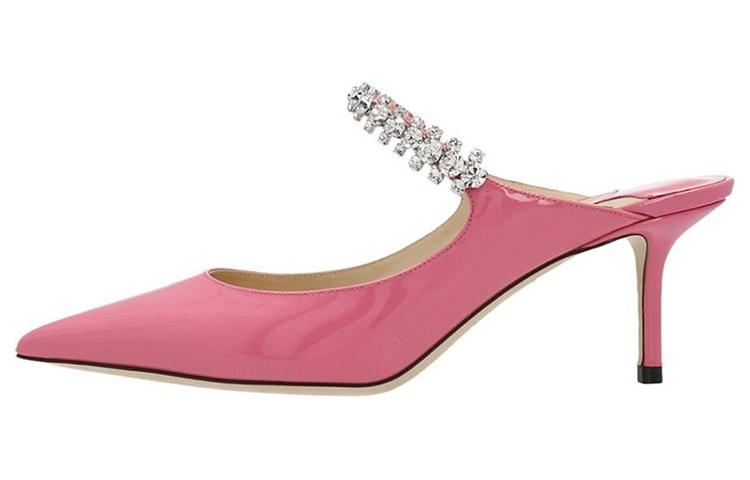 Jimmy Choo Bing 100mm Crystal-embellished Mules