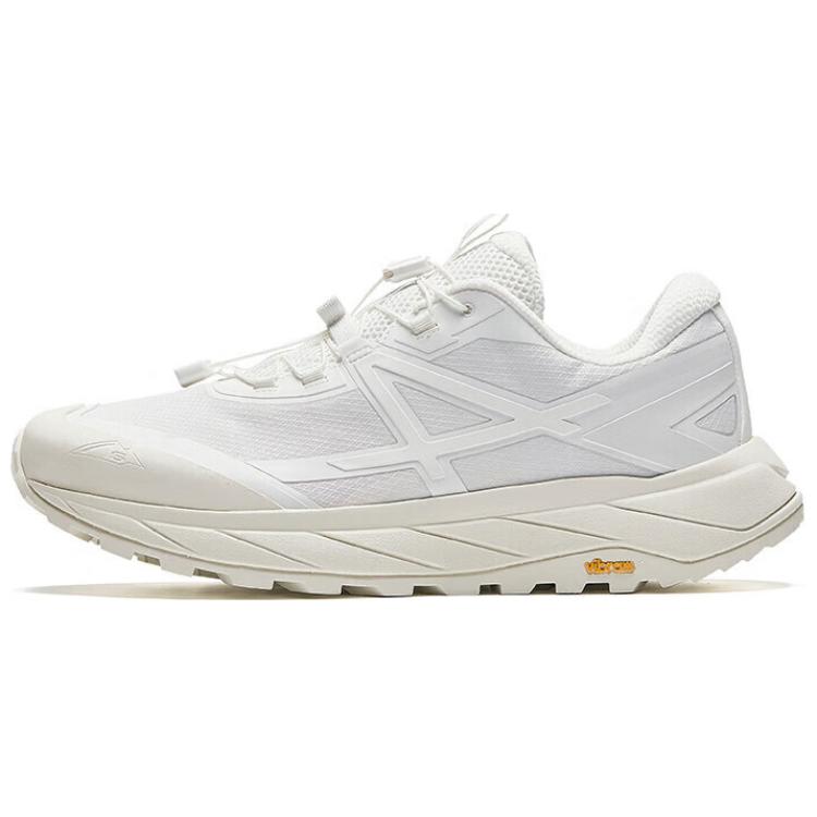 Anta Walker Cushioning Anti-Slip And Wear-Resistant Low-Top Trekking Shoes Men's Papyrus White