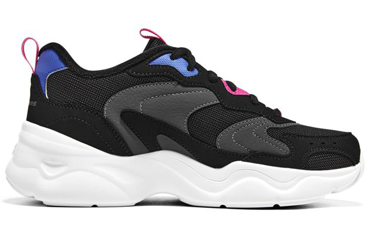 Skechers D'LITES AIRY 3.0 Low Top Casual Shoes Women's Black Blue Red