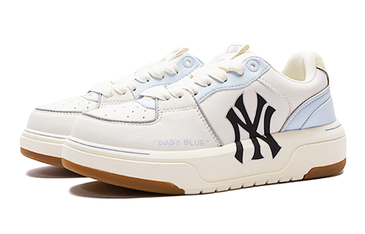 MLB Chunky Liner Skateboard Shoes Unisex Low-Top White/Blue/Yellow
