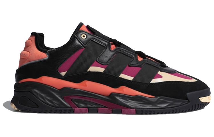 Adidas Niteball 'Black Power Berry Orange Tint'