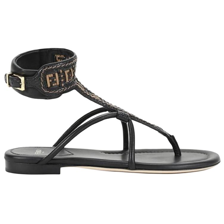 FENDI One Strap Sandals Women's Black купить в интернет-магазине Yoocart с быстрой доставкой по России.