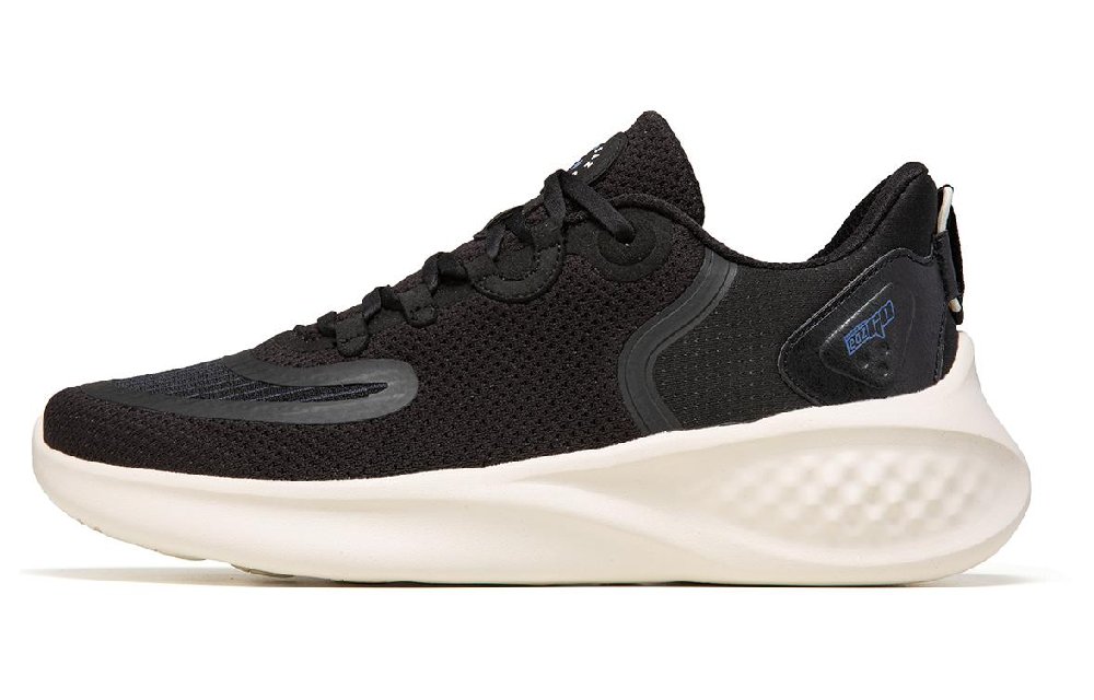 LiNing Abrasion Resistant Breathable Low Top Running Shoes Men's Black