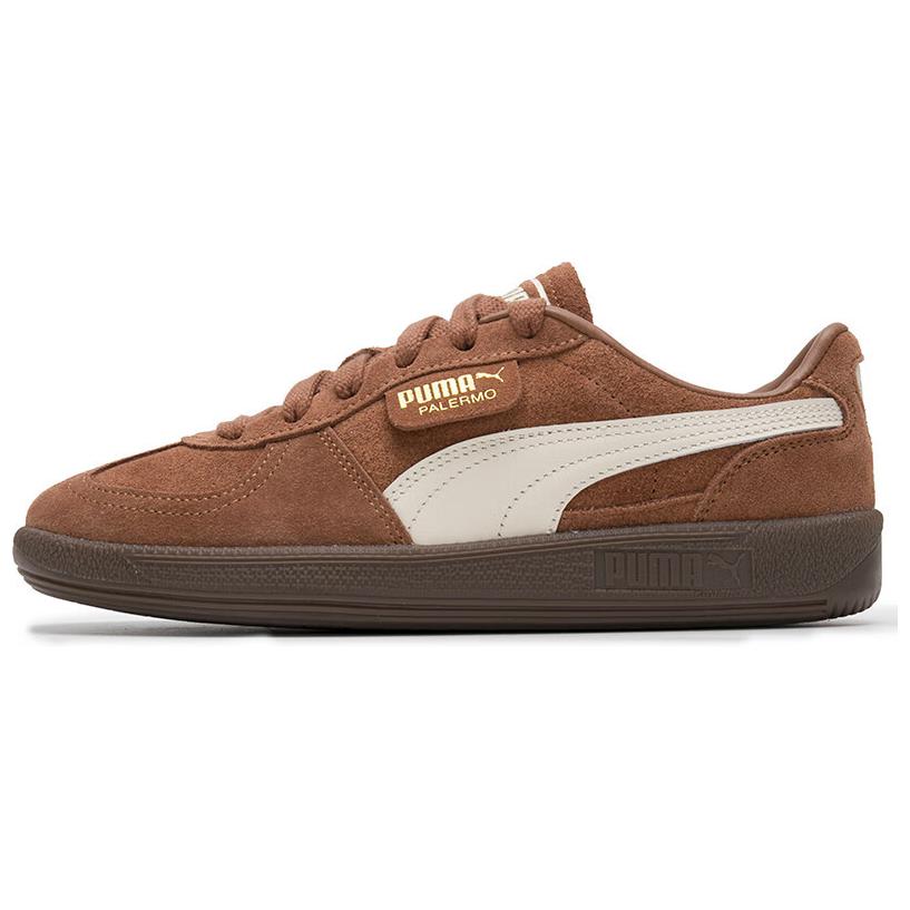 PUMA Palermo Low Top Skateboard Shoes Unisex Brown