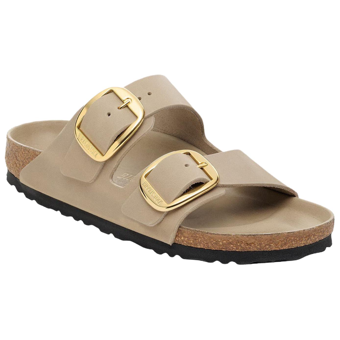 Birkenstock Arizona Big Buckle EVA Abrasion Resistant Slide Slippers Women's Brown Regular Loose Fit