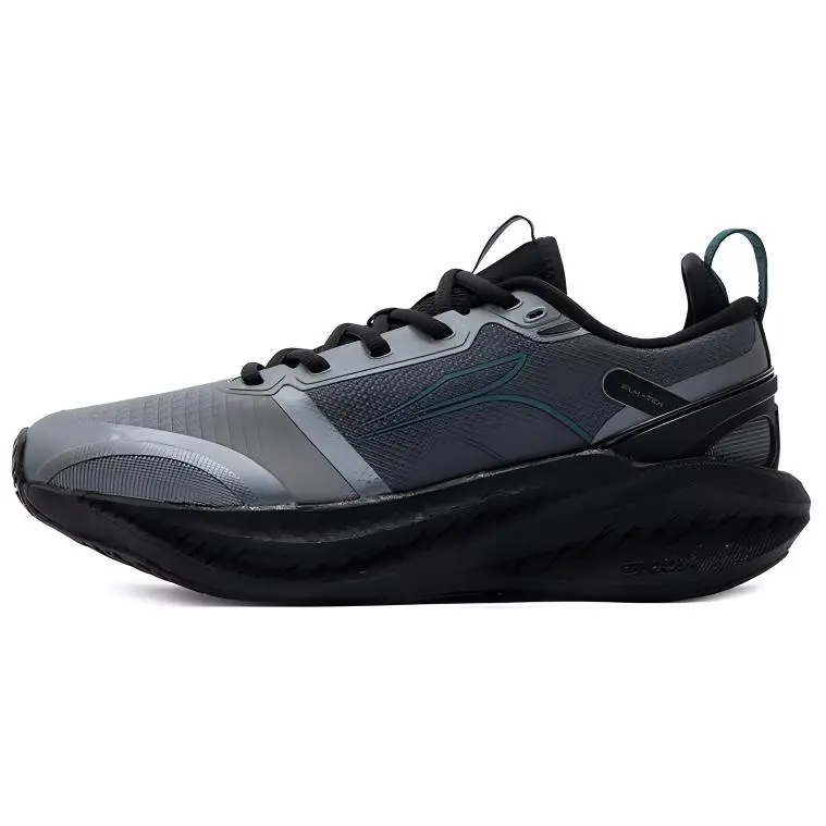 361° Foam Explosion 4.0 Anti-Slip Wear-Resistant Low-Top Sprint Running Shoes Men's Gray Black