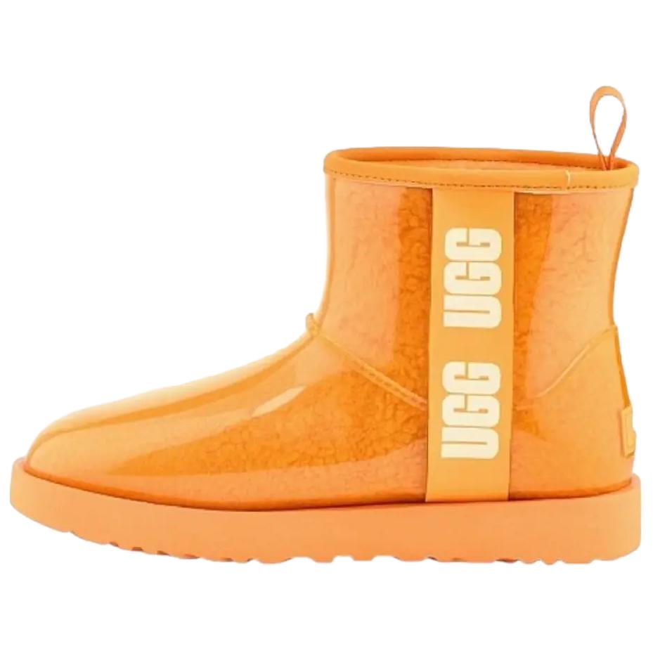 UGG CLASSIC CLEAR MINI Abrasion Resistant Short Snow Boots Women's Yellow