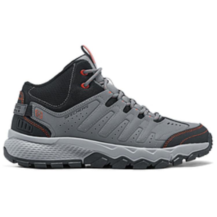 Skechers OUTDOOR MENS Mid Top Outdoor Shoes Men's Gray Black