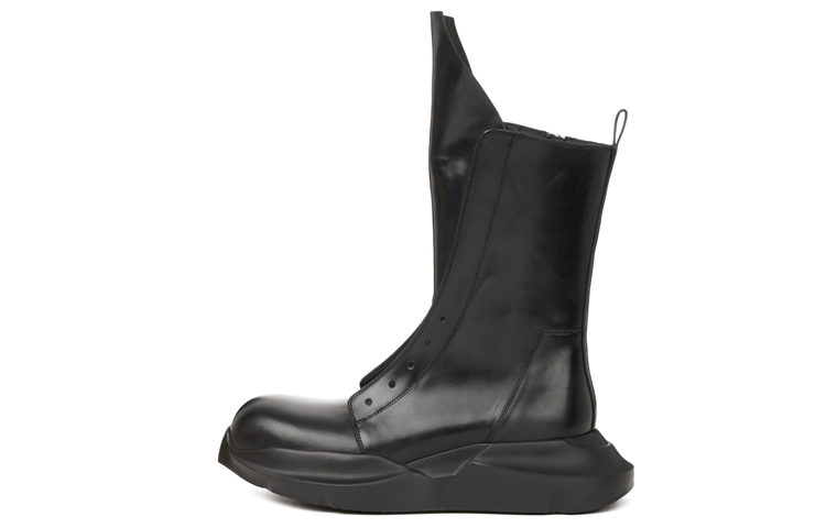 RICK OWENS/RO Strobe Geth Army Fashion Ankle Boots Men's Black