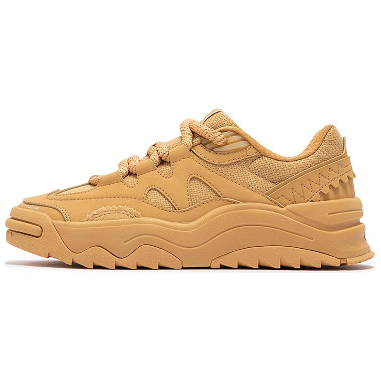 361° Anti-Slip Wear-Resistant Low-Top Skateboard Shoes Women's Sheepskin In Paper Color