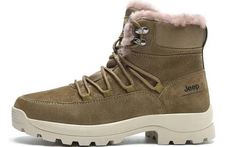 Jeep Snow Boots Men's Khaki