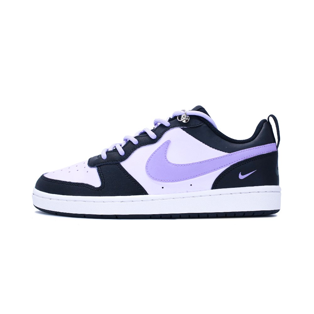 Nike Court Borough Skateboard Shoes Women's Low-Top Black/Purple