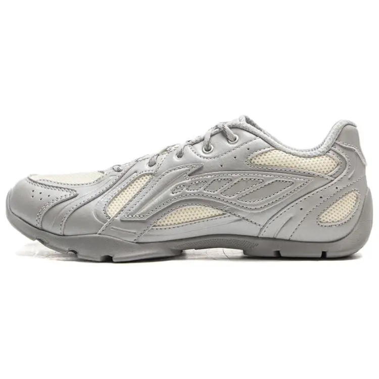 LiNing Rebound And Breathable Low top Casual Shoes Women's Silver Ecru