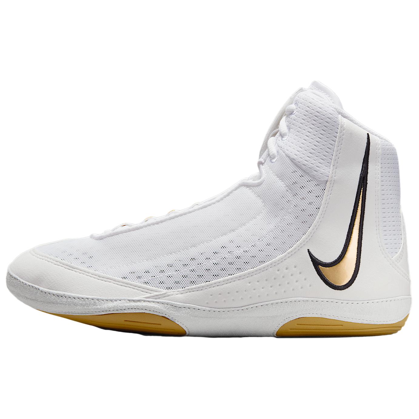 Nike Inflict Breathable Support Training Shoes Unisex White Gold
