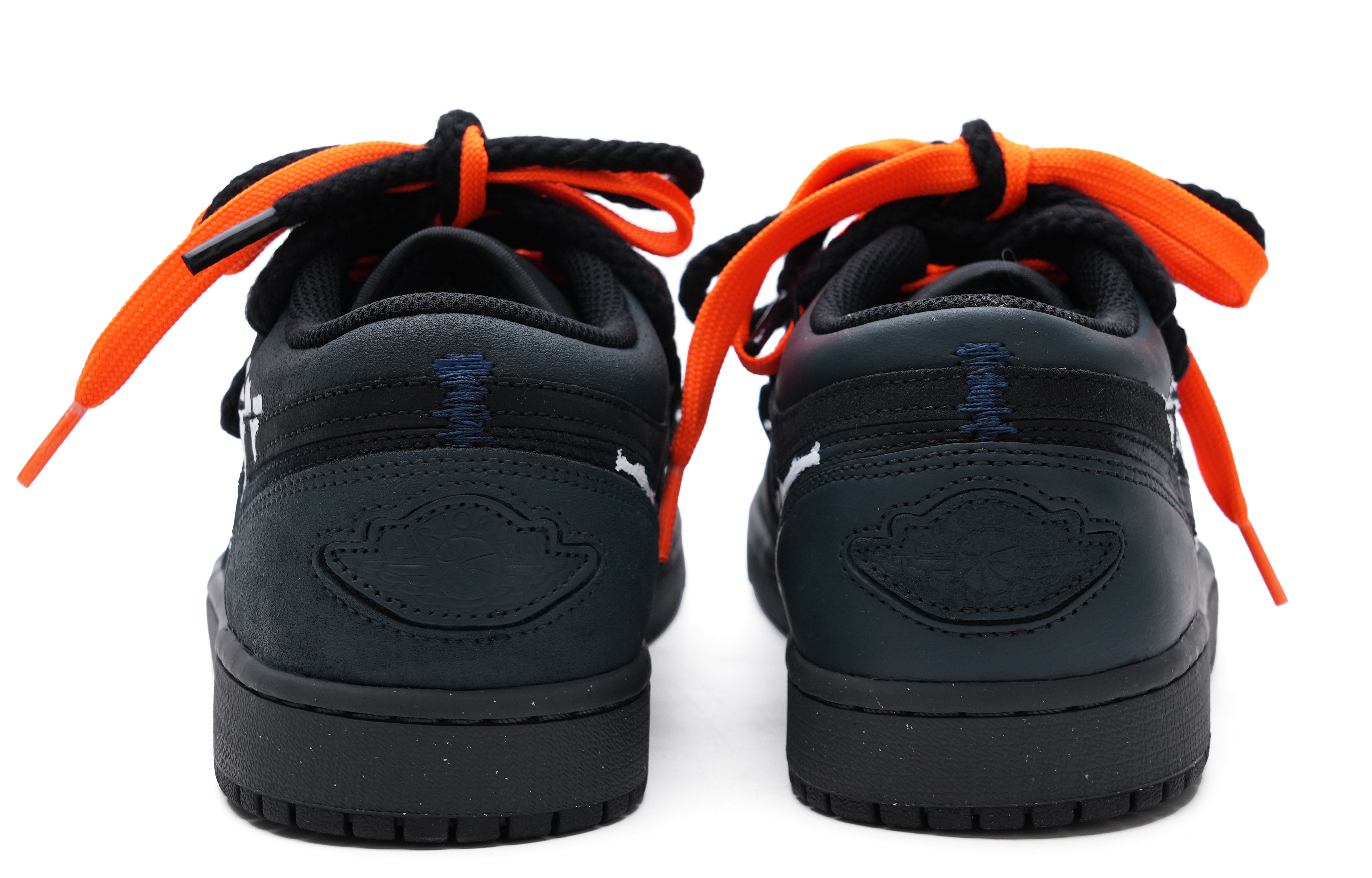 Jordan Air Jordan 1 Slip-Resistant Low-Top Vintage Basketball Shoes Men's Black купить в интернет-магазине Yoocart с быстрой доставкой по России.