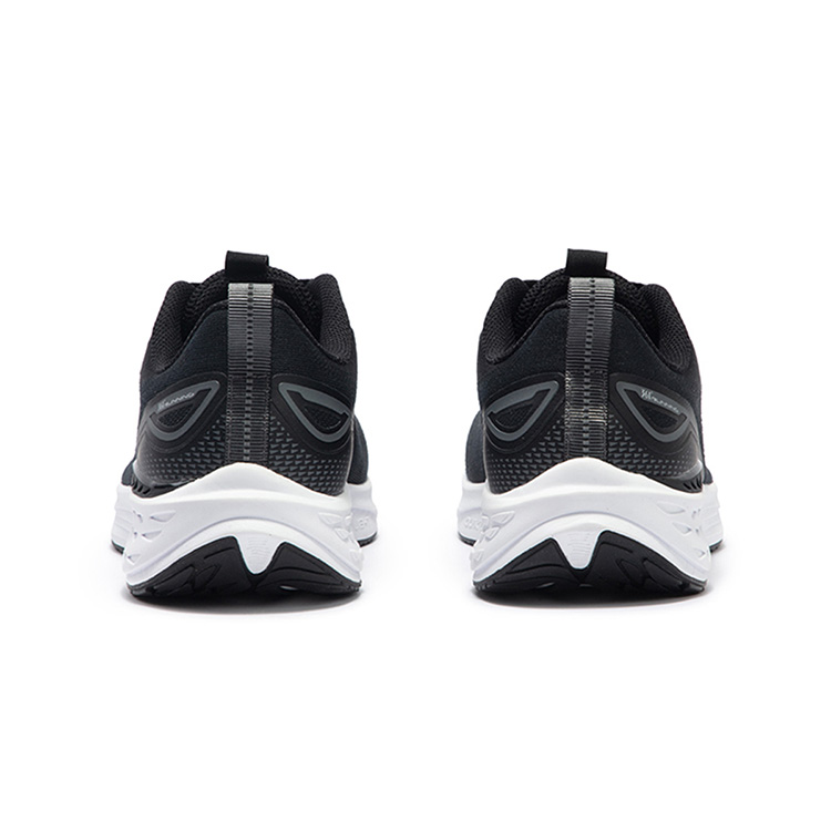 361° Flying Fish 3.0 Cushioning, Slip Resistant, And Abrasion Resistant Low Top Casual Running Shoes Men's Black White