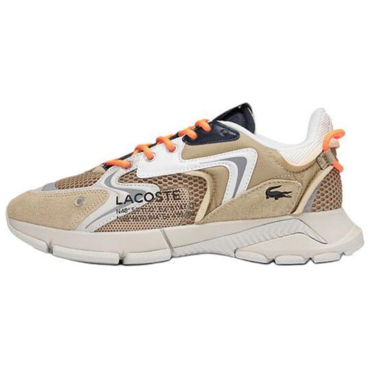 LACOSTE Low-Top Casual Shoes Men's Light Brown