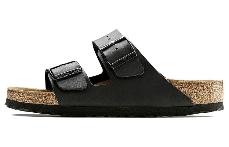 Birkenstock Arizona Soft Footbed Birko Flor Narrow 'Black'