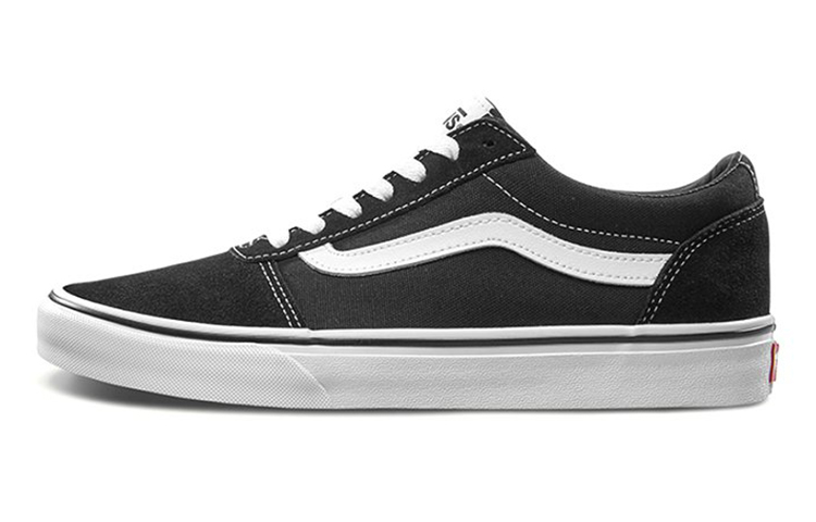 Ward Vans Suede Canvas 'Black White'