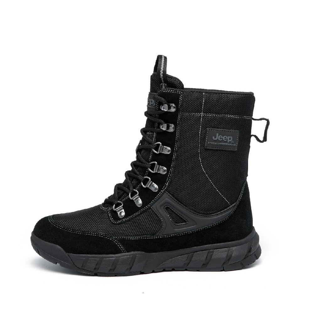 Jeep Snow Boots Men Black