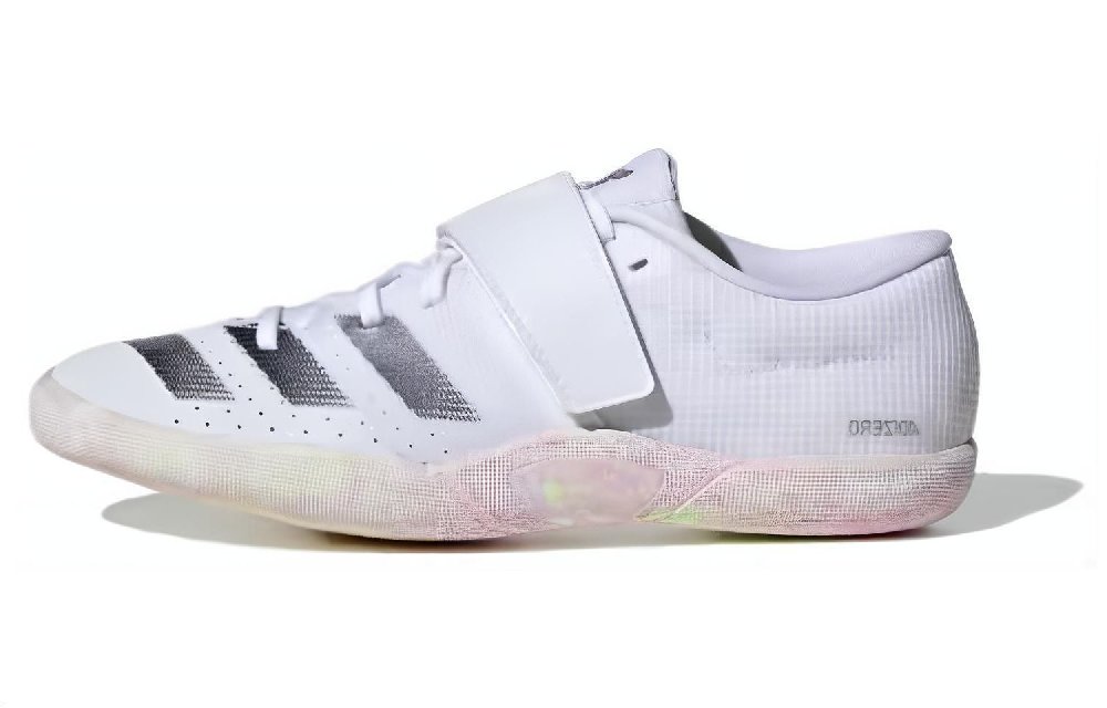 Adidas Adizero Cushioned Slip-Resistant Low-Top Training Shoes Unisex White Gray