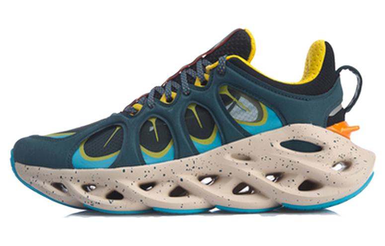 LiNing Arc ACE Men's NYFW Cushion Running Shoes - Blue/Orange/Yellow