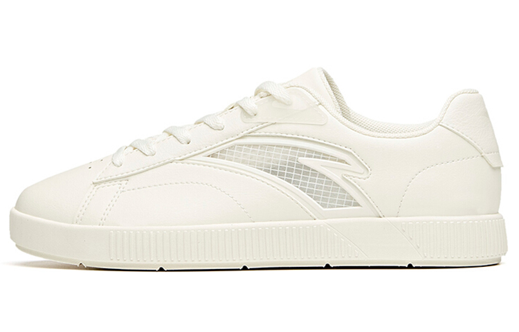 Anta Life Collection Low Top Skateboard Shoes Women's Ivory White