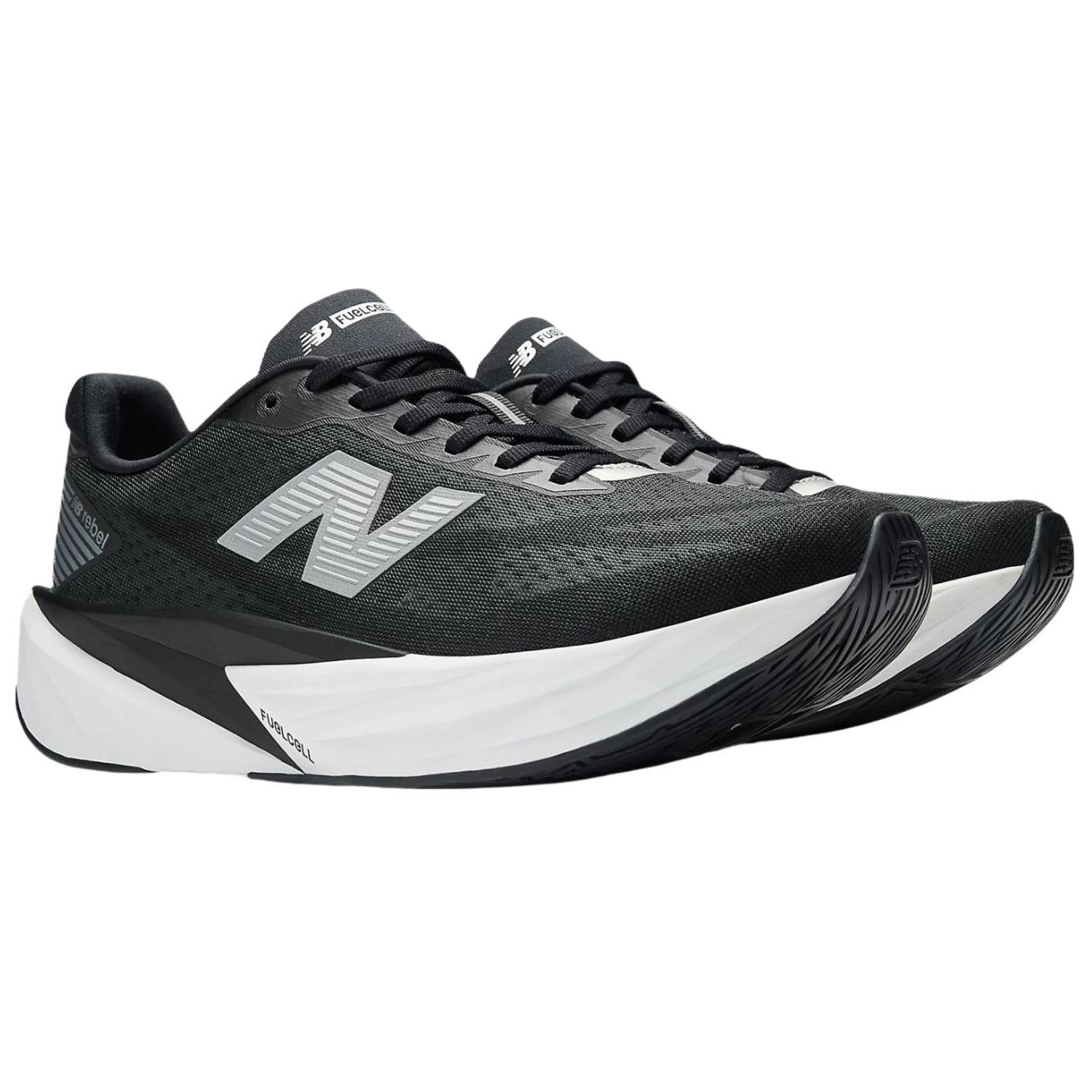 New Balance FuelCell Rebel V5 'Black White Silver Metallic' купить в интернет-магазине Yoocart с быстрой доставкой по России.