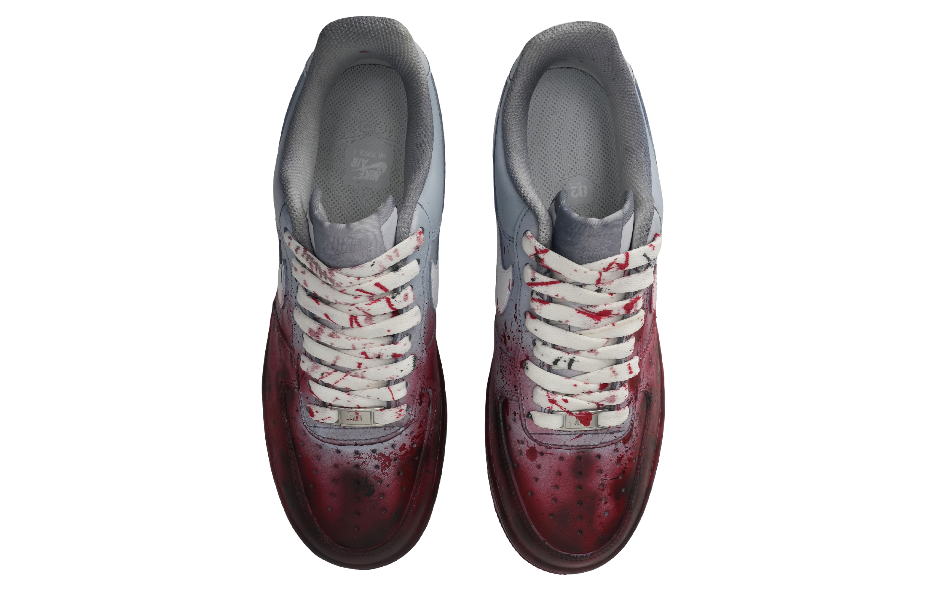 Nike Air Force 1 Skateboard Shoes Unisex Low-Top Red Gray White купить в интернет-магазине Yoocart с быстрой доставкой по России.