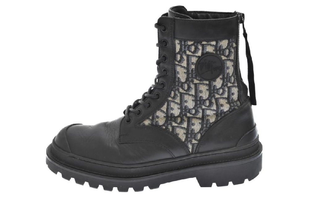 DIOR Explorer Martin Boot Men's Beige Black