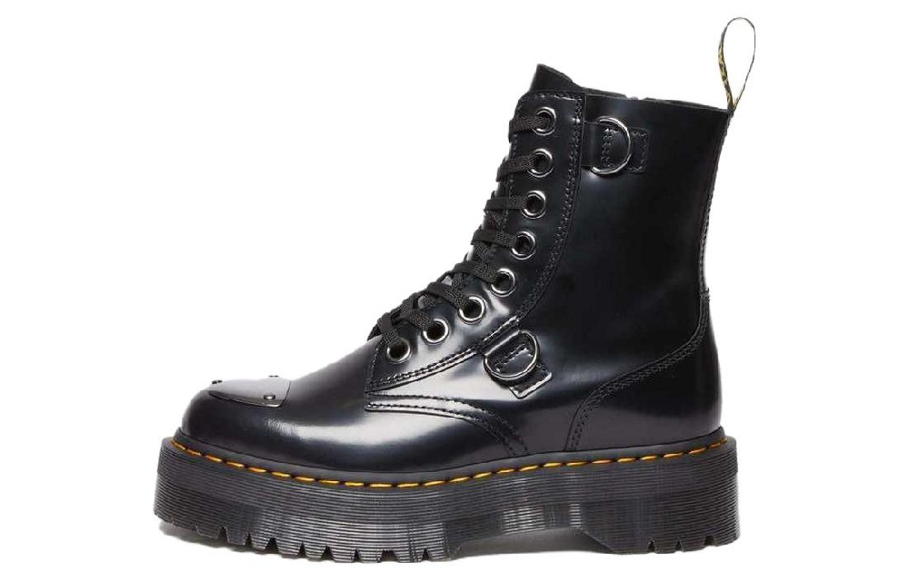 Dr.Martens Jadon Buttero Leather Platform Boots 'Black'