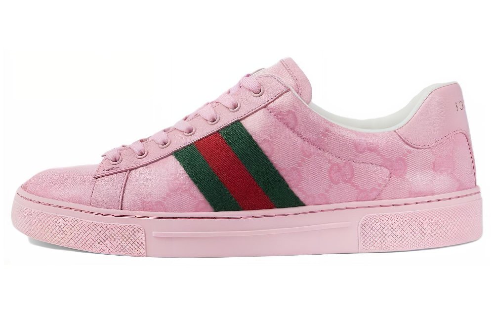 GUCCI Women's Ace 'GG Crystal Canvas   Pink' Women's