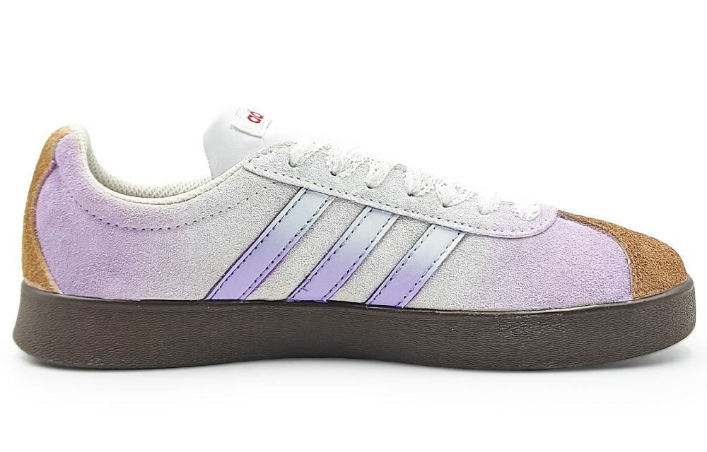 Adidas Neo VL Court 2.0 Skateboard Shoes Unisex Low Top Purple/White/Brown