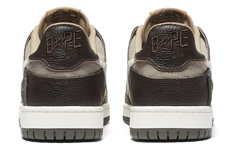 A BATHING APE SK8 Sta Stylish Skateboarding Shoes Women's Brown купить в интернет-магазине Yoocart с быстрой доставкой по России.