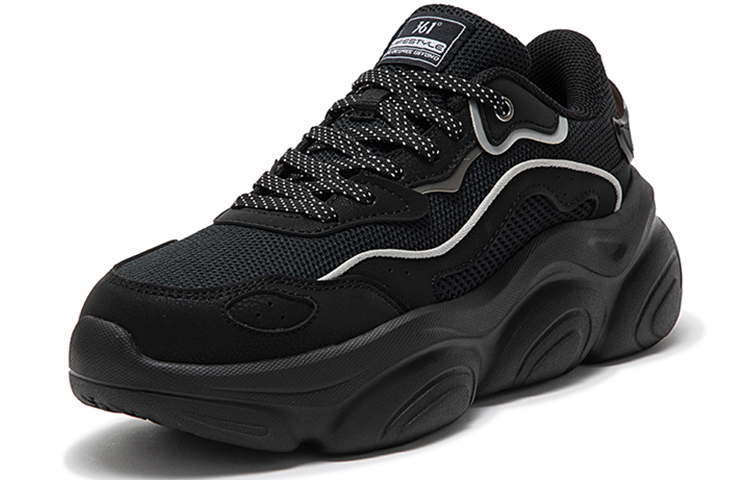 361° Moe Claws Anti Slip Wear Resistant Low Top Casual Shoes Women's Obsidian Black