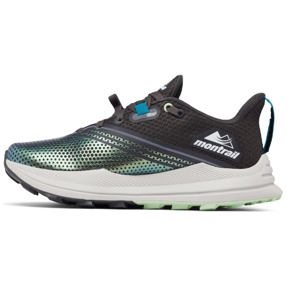 Columbia Montrail Cushioning Mid-Top Hiking Shoes Women's Black Cyan