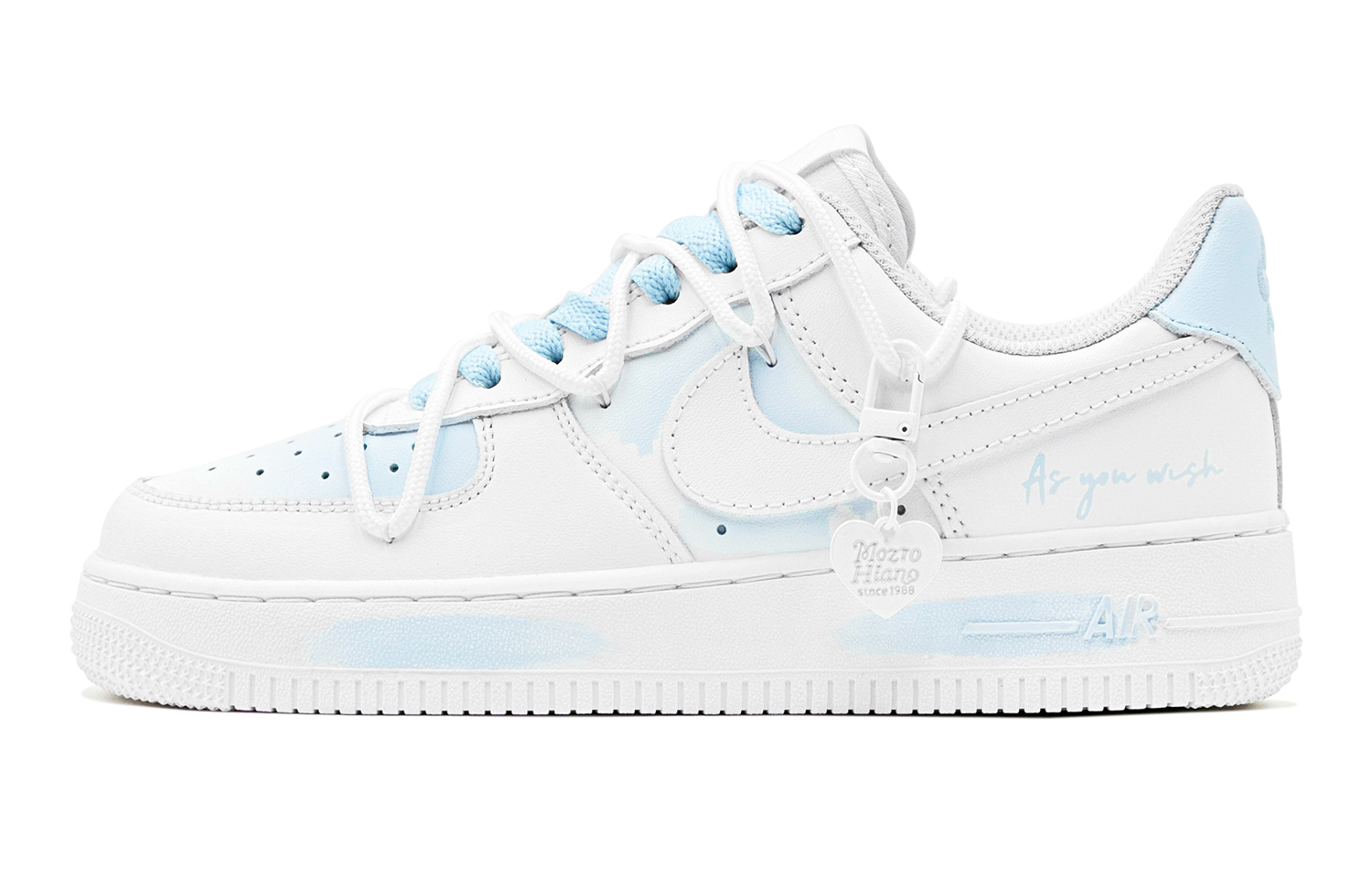 Nike Air Force 1 Low Top Skateboard Shoes Men's Blue White купить в интернет-магазине Yoocart с быстрой доставкой по России.