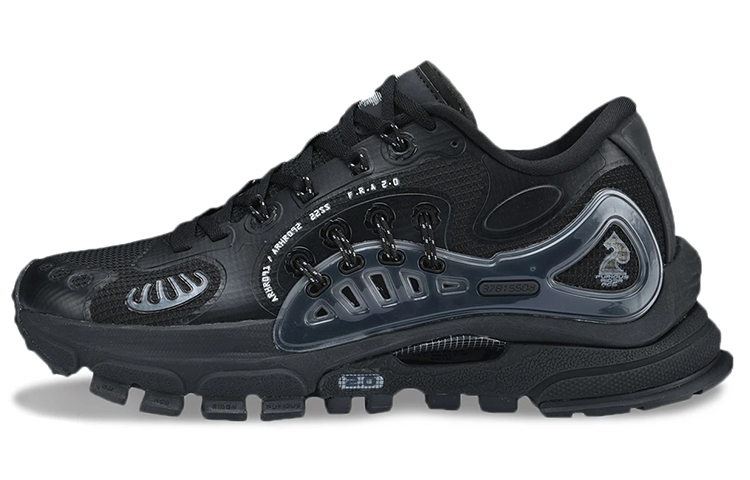 LiNing Shock Absorbers With Slip Resistant And Abrasion Resistant Properties Low Top Casual Shoes Women's Black