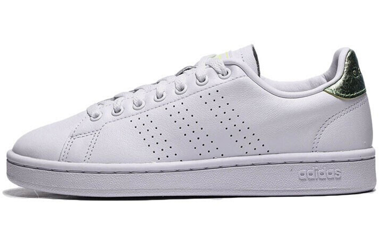 Adidas Women's Advantage 'White Hi Res Yellow' Women's