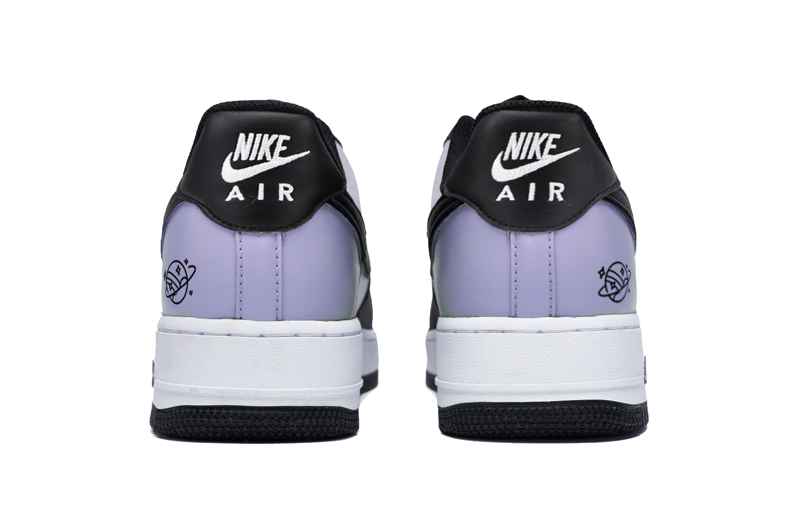 Nike Air Force 1 Puppy Fragment Low Top Skateboard Shoes Men's White Purple купить в интернет-магазине Yoocart с быстрой доставкой по России.