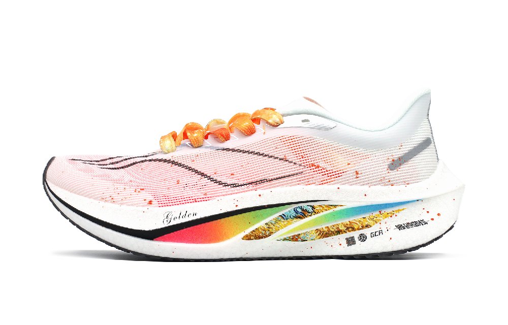 LiNing Feidian Challenger Cushioned Wear-Resistant Breathable Low-Top Running Shoes Men's White
