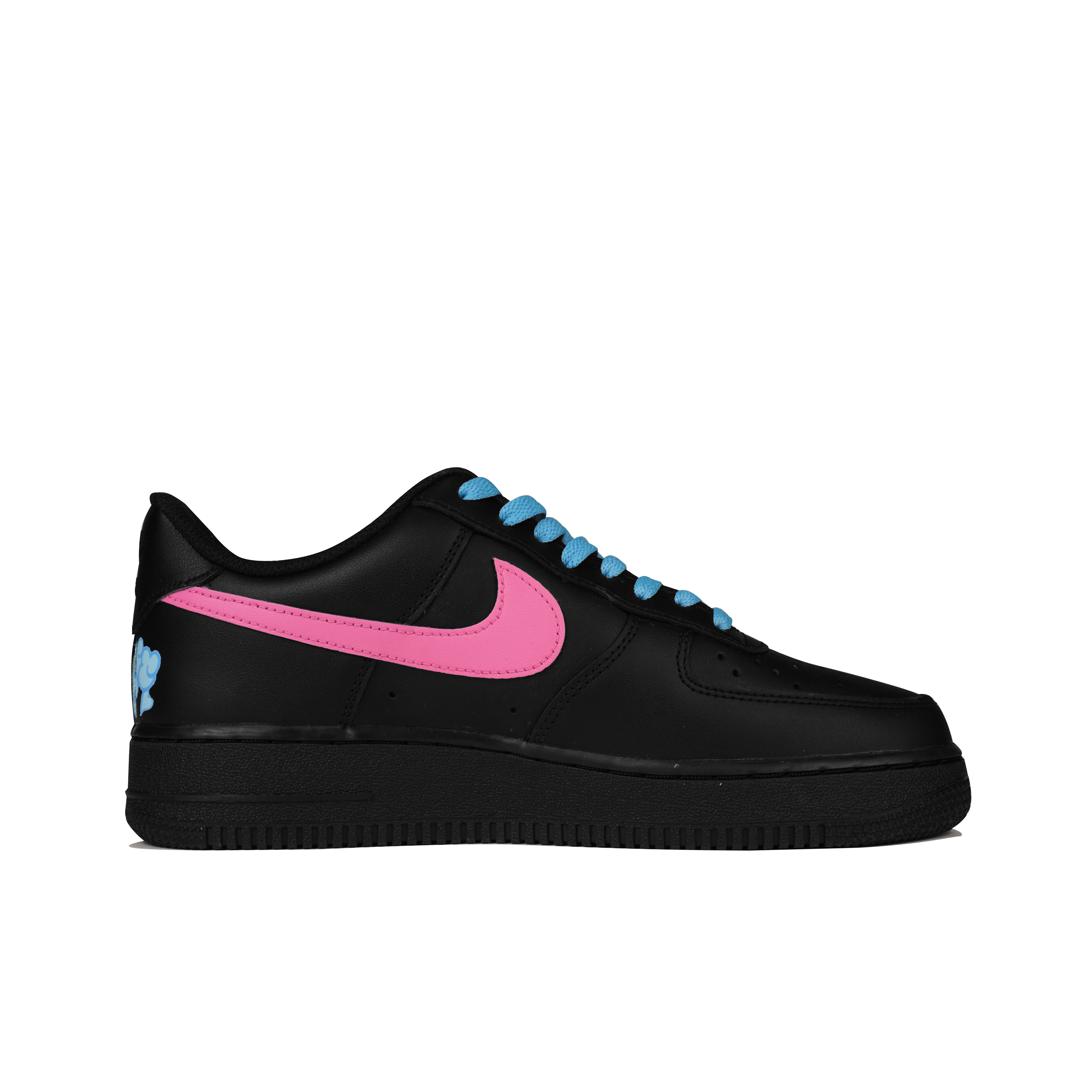 Nike Air Force 1 Skateboard Shoes Women's Low-Top Black Blue Pink купить в интернет-магазине Yoocart с быстрой доставкой по России.