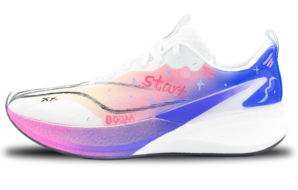 LiNing Red Hare 8PRO Cushioning, Wear Resistant Low Top Casual Running Shoes Men's Monet Pink