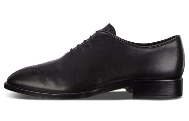 Ecco Unique Modern Business Leather Shoes Men's Black