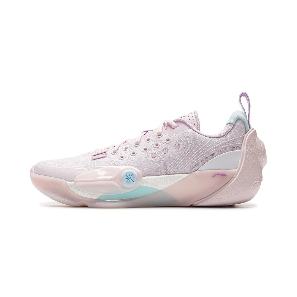 LiNing Full City 13 Cushioning, Slip Resistant, And Breathable Low Top Basketball Shoes Men's Plain Purple Pink
