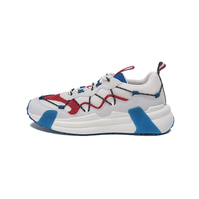 Moncler Compassor Low top Sports Casual Shoes Men's White Red Blue